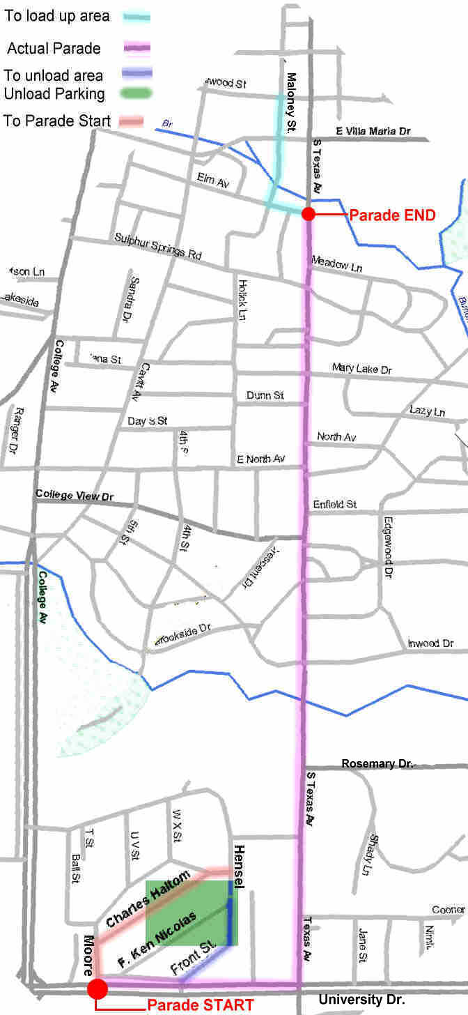 For a Printer friendly Map Click here